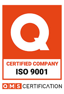 ISO 9001 Certified Company Badge, QMS Certification