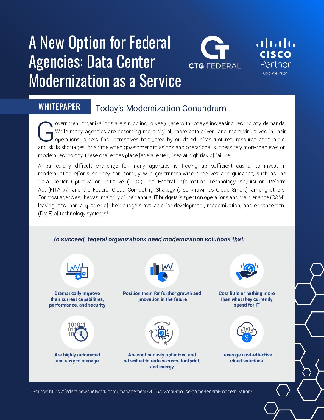 Cohesity Dept of Defense Solution Brief: Data Management at a Tactical Edge Download