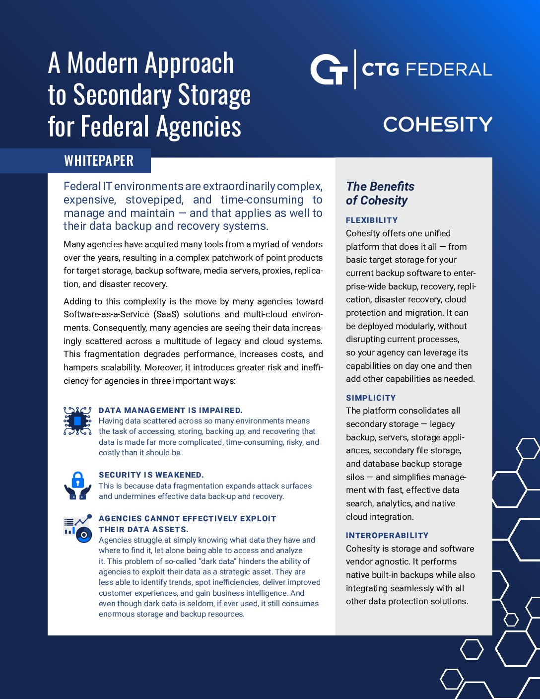 NetApp Solutions Brief: Unrivaled Expertise in Modernizing Federal Data Management