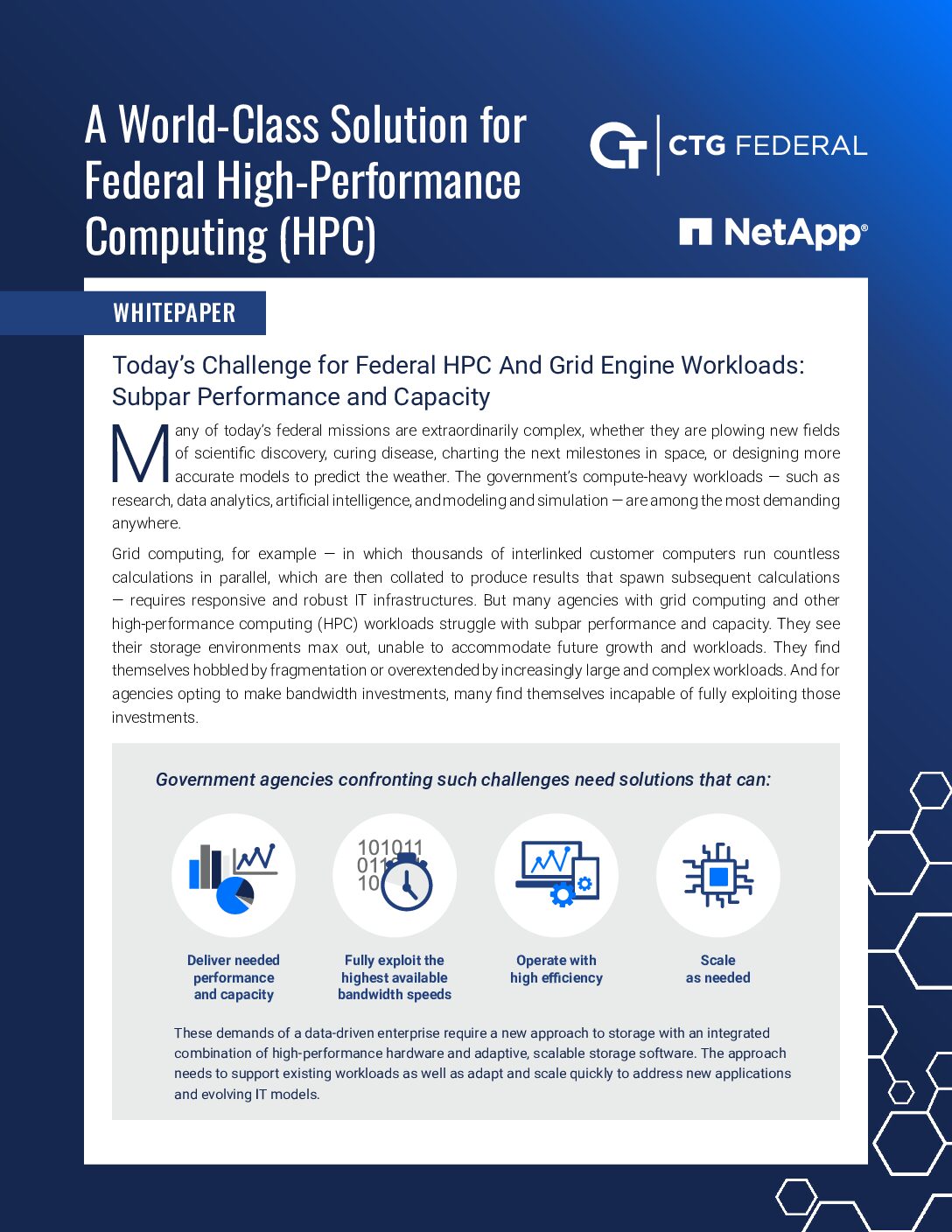 A trusted Federal partner for Cybersecurity Modernization Brief Download