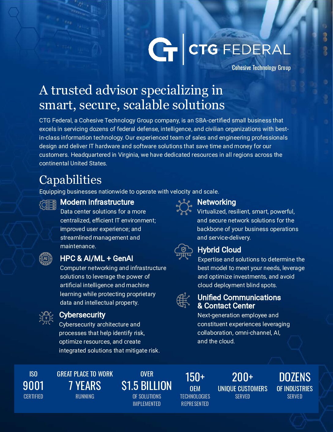 CTG Federal Capabilities Download