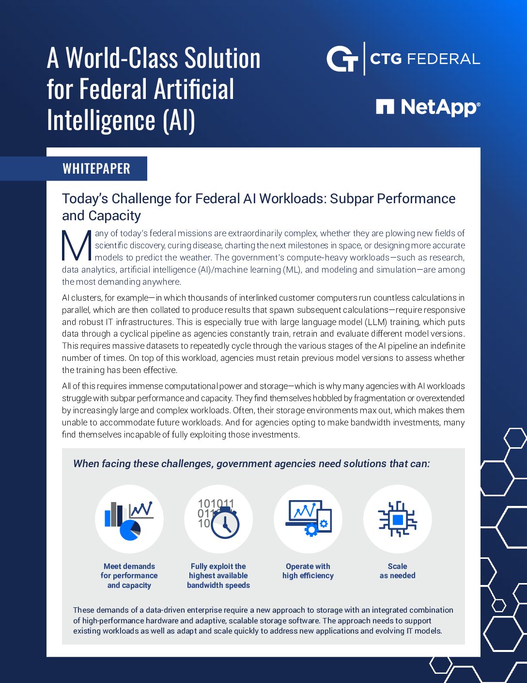 A trusted Federal partner for Cybersecurity Modernization Brief Download