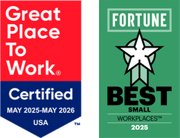 Great place to Work Certified Badge - May 2024-May 2025 USA