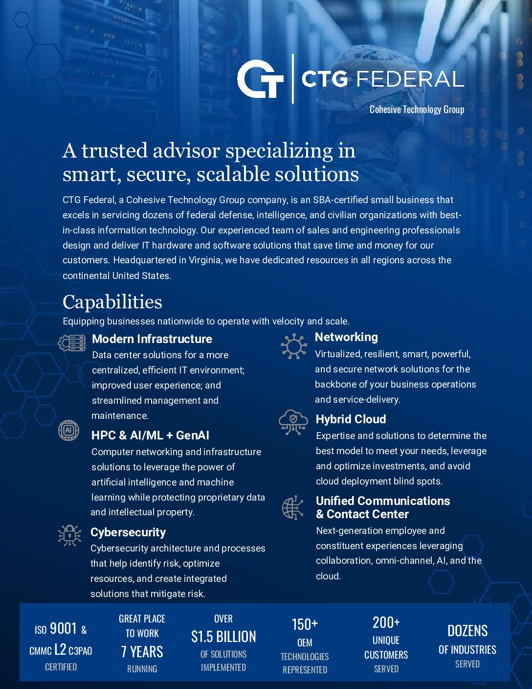 CTG Federal Capabilities Download