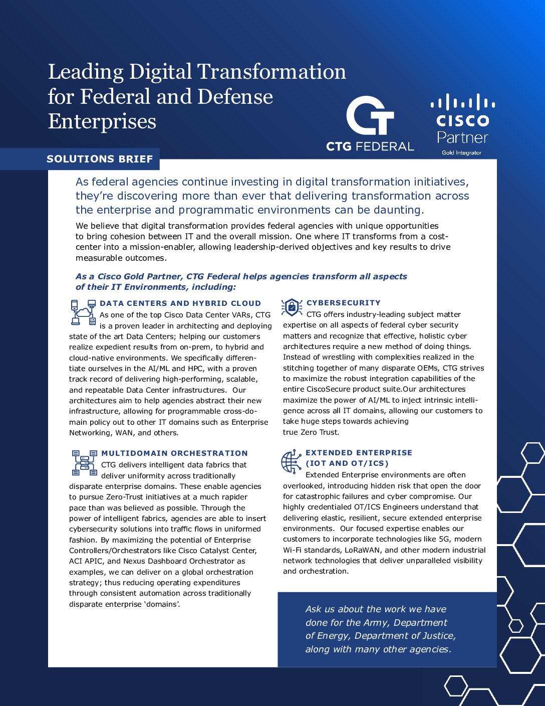 Cohesity Dept of Defense Solution Brief: Data Management at a Tactical Edge Download
