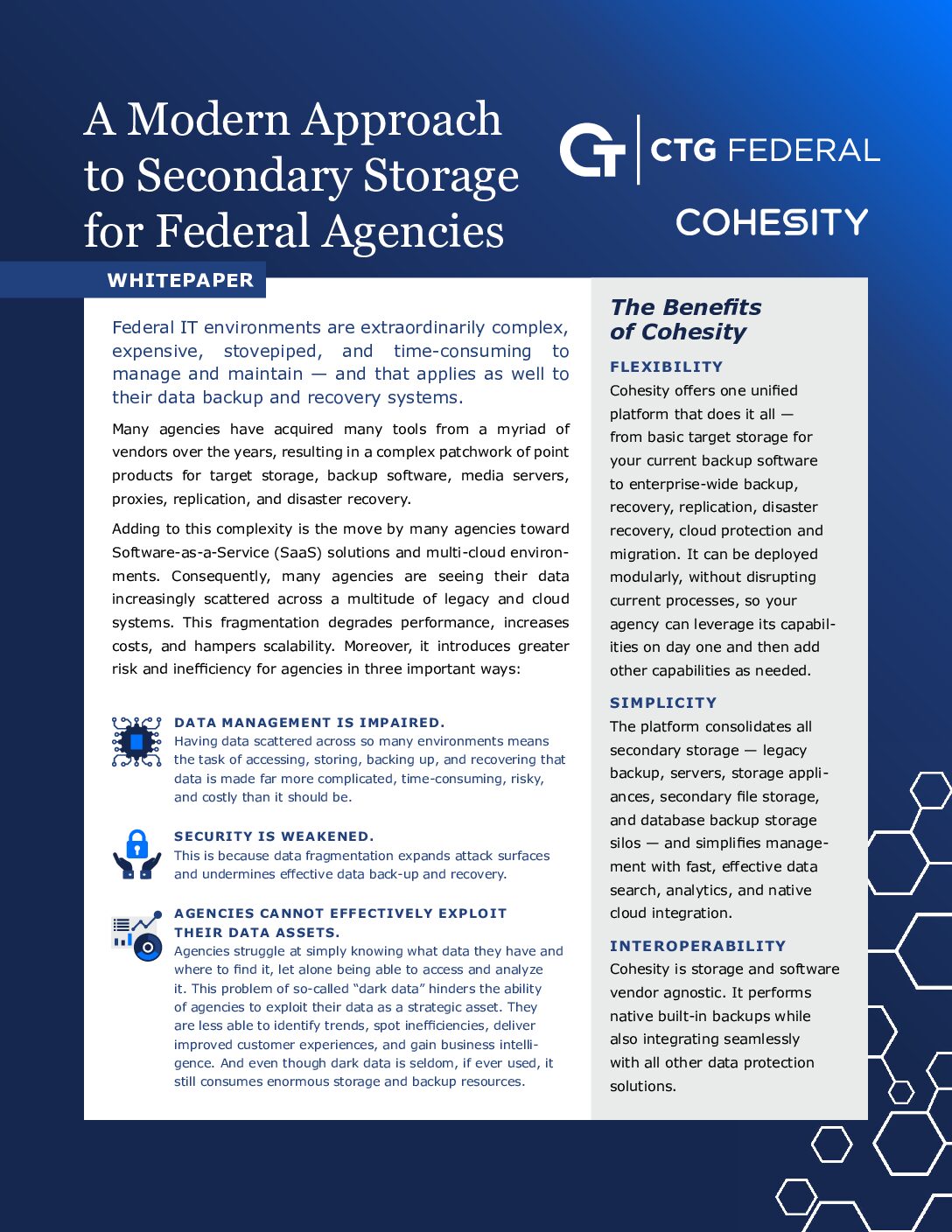 NetApp Solutions Brief: Unrivaled Expertise in Modernizing Federal Data Management
