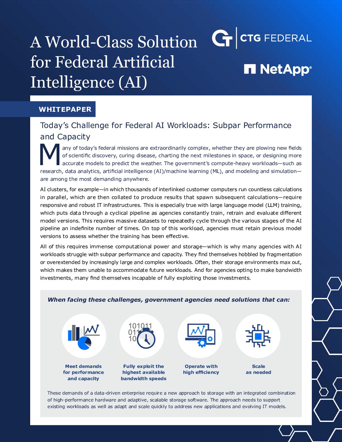 A trusted Federal partner for Cybersecurity Modernization Brief Download