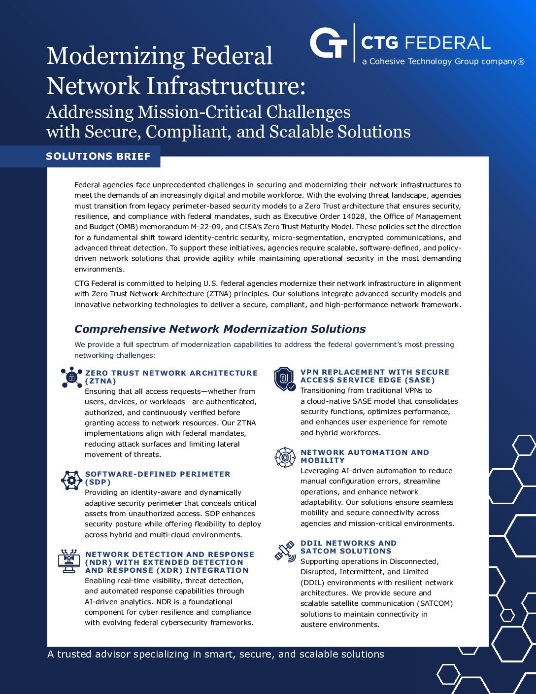 Network & Cybersecurity Modernization Solution Brief Download